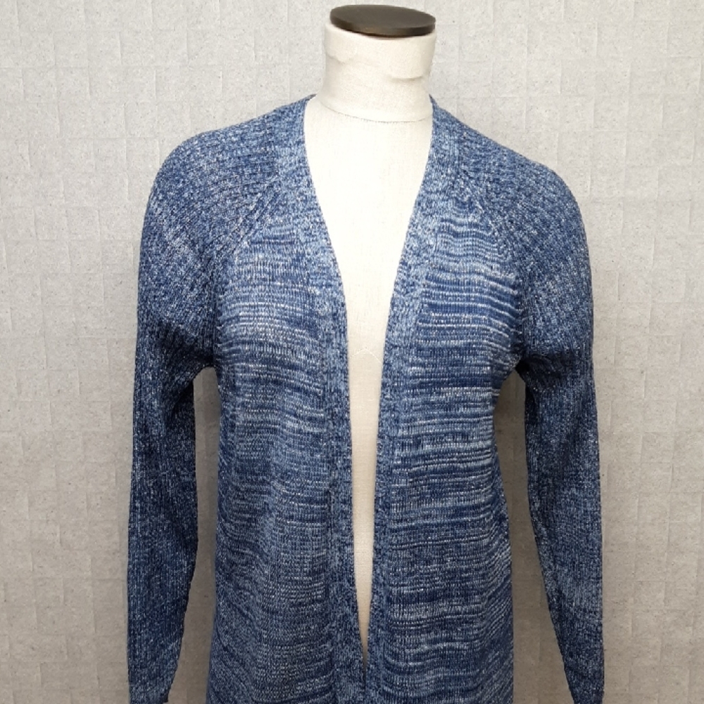 Chico's Open Front Duster Cardigan Sweater